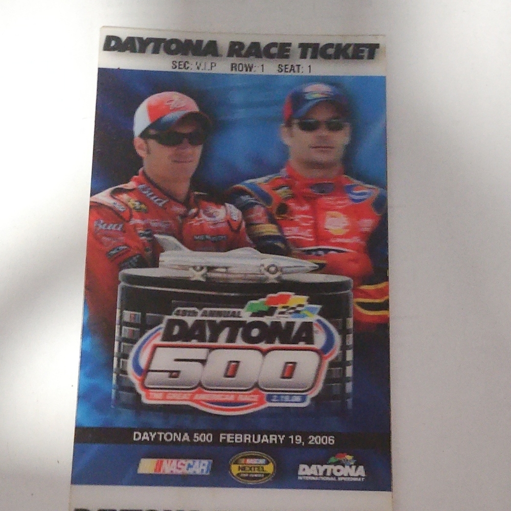 Daytona 500 Race Ticket 2006